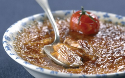 Crème brûlée à la Tomate de France et à la vanille