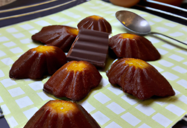 Madeleines enrobage chocolat