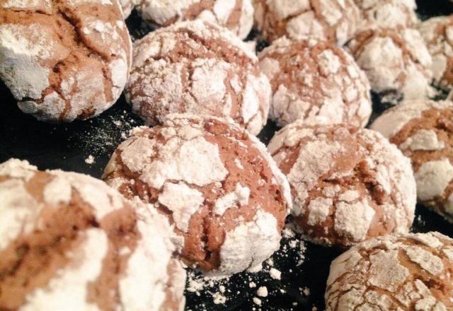 Crinkles au chocolat