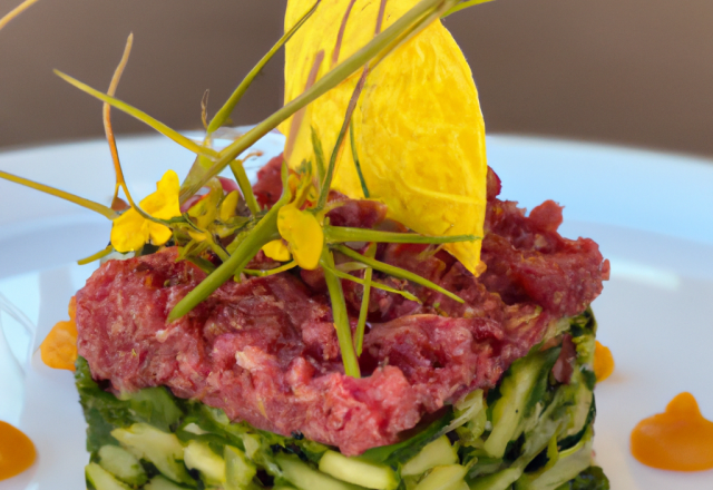 Tartare de bœuf à la chinoise