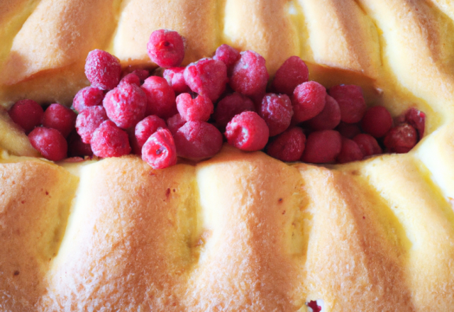 Charlotte aux framboises sans framboise