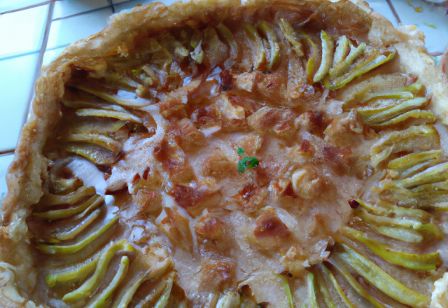 Tarte aux poireaux express