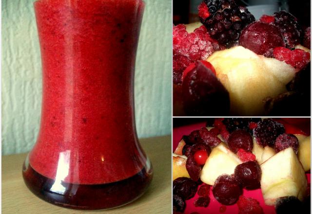 Jus fruits-rouges/pomme