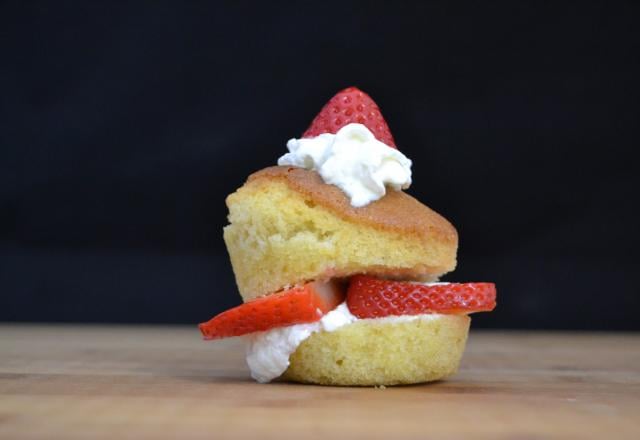 Muffins Shortcake aux fraises