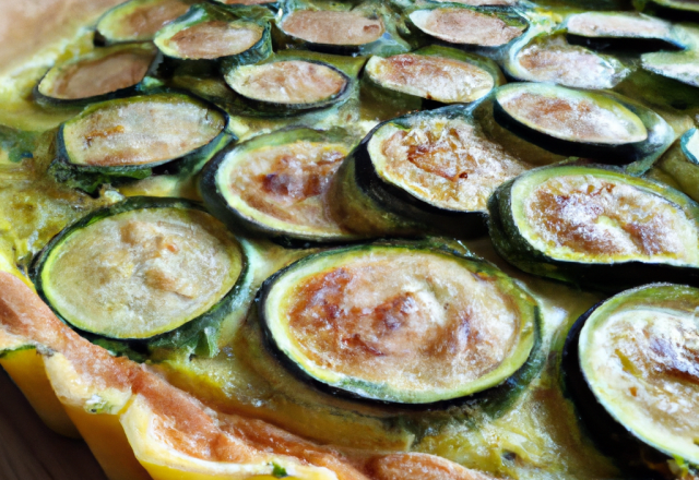 Quiche à la courgette de saison