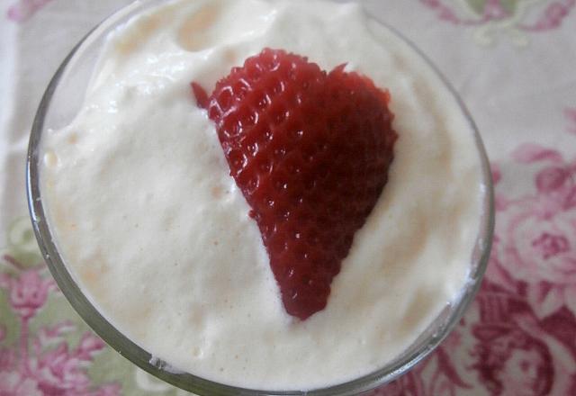 Tiramisu aux fraises au parfum de thé