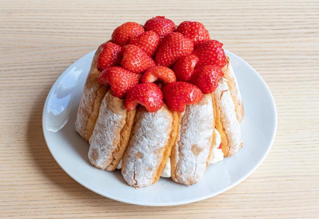 “J’ai fait sensation !” :  voici les secrets du Chef Damien pour bien réussir la charlotte aux fraises