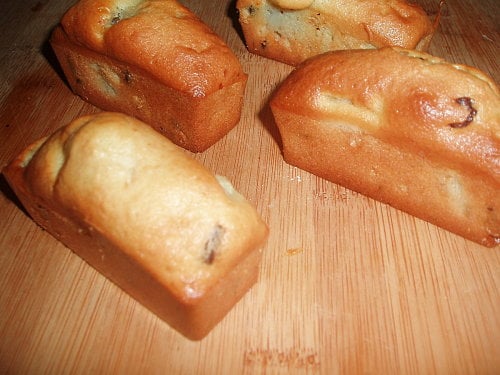 Mini-cake poires-chocolat