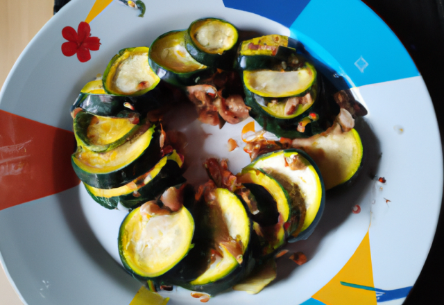 Courgettes au requin bleu