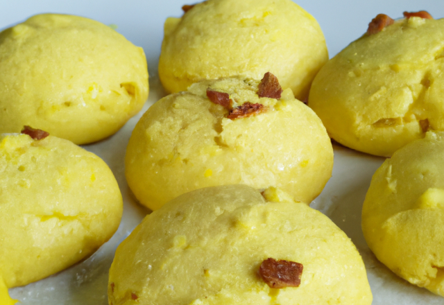 Biscuits moelleux au citron, purée d'amandes et farine de châtaigne