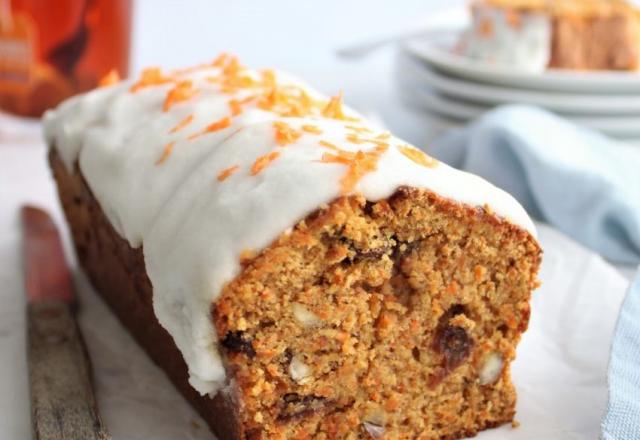 Carrot cake sans gluten et sans lait