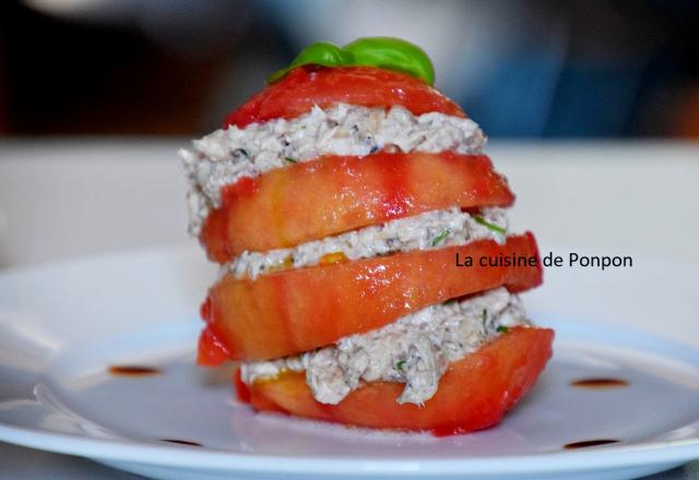 Tomate borsalino à la sardine