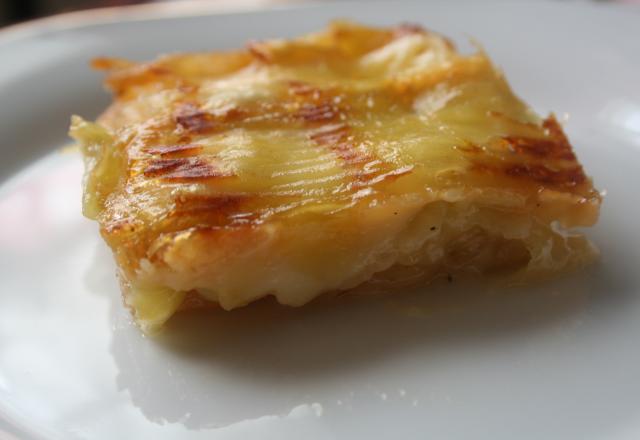 Tarte tatin courgette brie-miel