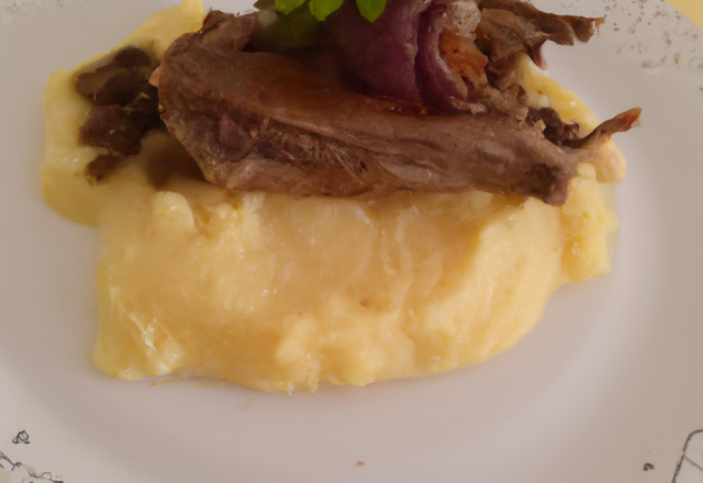 Parmentier au confit de canard