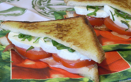 Croques mozzarella