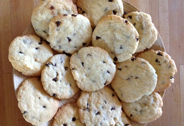 Délicieux cookies aux pépites de chocolat