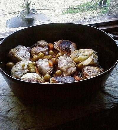 Tajine de poulet à ma façon !