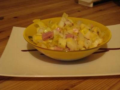 Salade d'endives aux pommes et aux noix