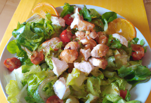 Salade fraicheur au poulet