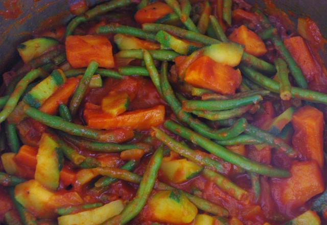 Légumes au curry