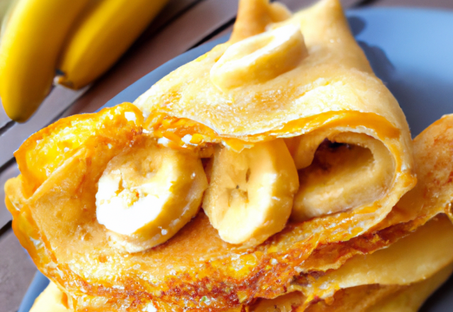 Crêpes à la banane