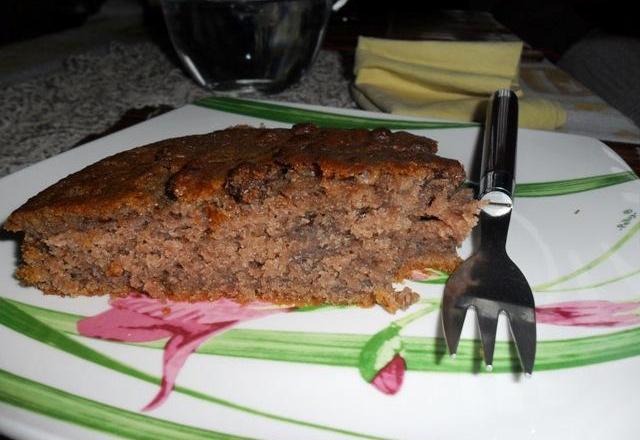 Gâteau au chocolat à la crème dessert