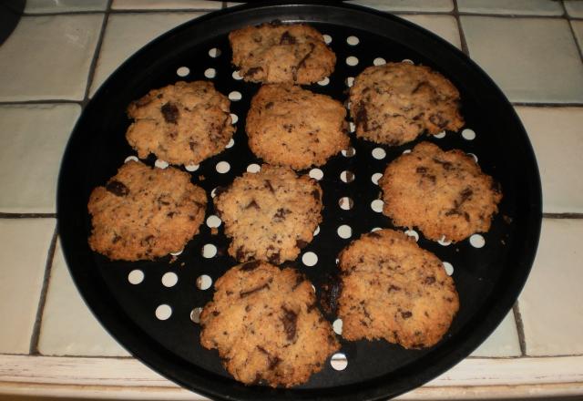 Cookies aux pépites de chocolat (levés au bicarbonate de soude)