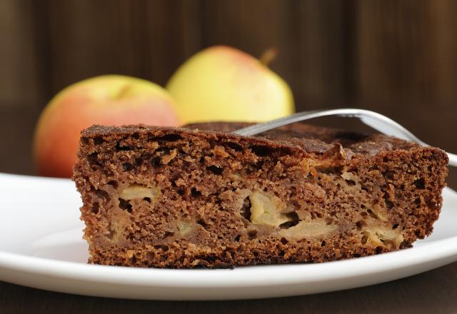 Gâteau pommes chocolat