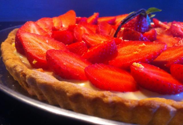  Tarte aux fraises croustillante