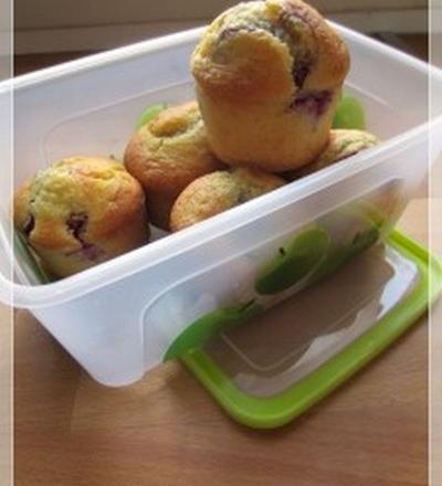 Muffins aux framboises facile