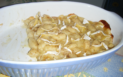 Gnocchis gratinés au camembert