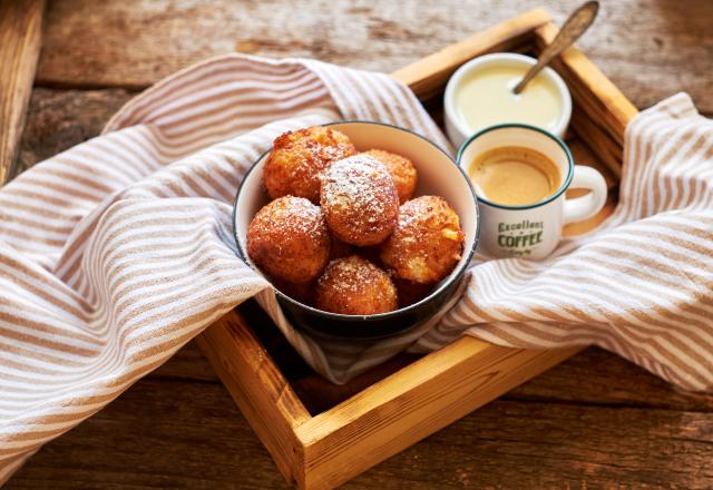 Beignets de semoule à l'orange