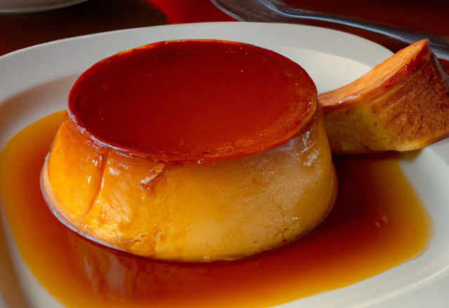 Flan au café