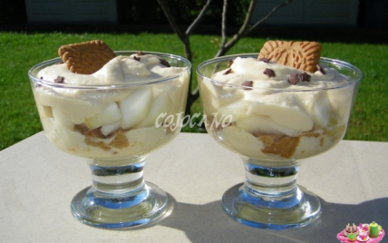 Tiramisu poire spéculoos