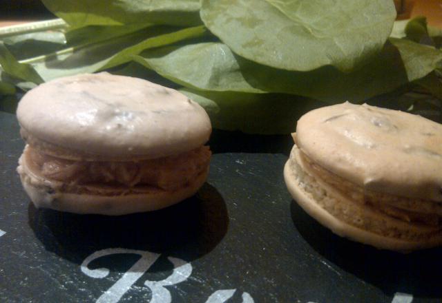 Macaron oseille foie gras