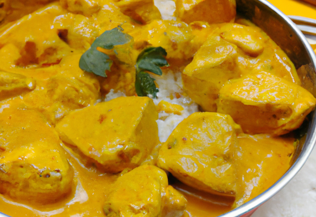 Curry de poulet aigre-doux