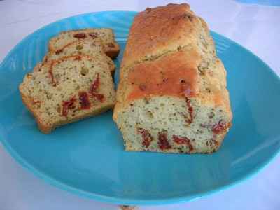 Cake aux tomates séchées