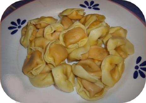 Tortellinis cottage cheese