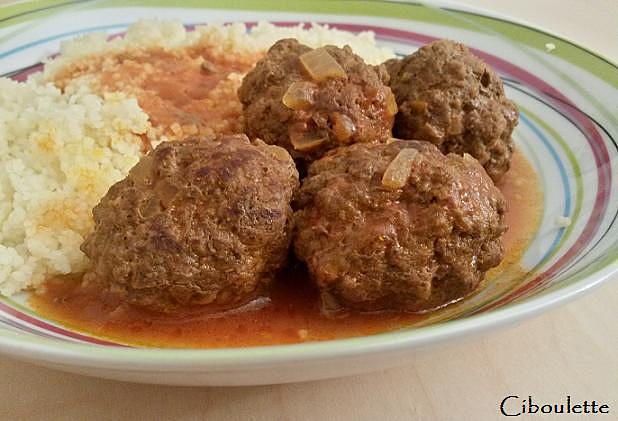 Boulettes de bœuf à la marocaine