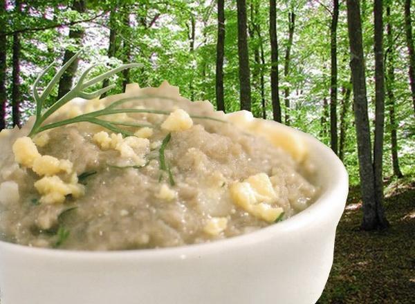 Caviar de champignons à l'aneth