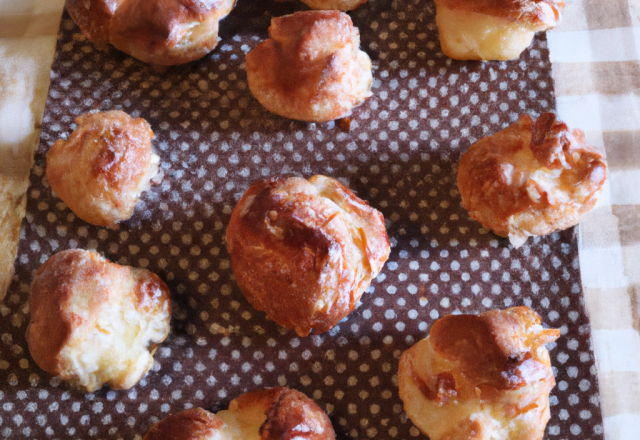 Petits choux à la Fourme d'Ambert