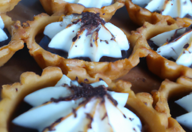 Tartelettes chocolat blanc et spéculoos