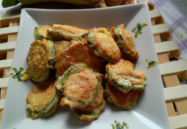 Courgettes en beignets