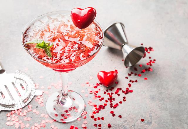 Cocktail saint valentin