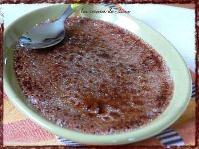 Crème brûlée au chocolat