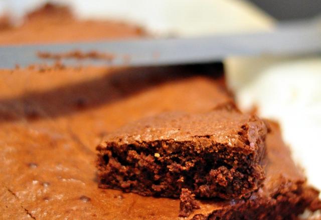 Le brownie simplissime de Trish..... Oui mais aux cacahuètes !