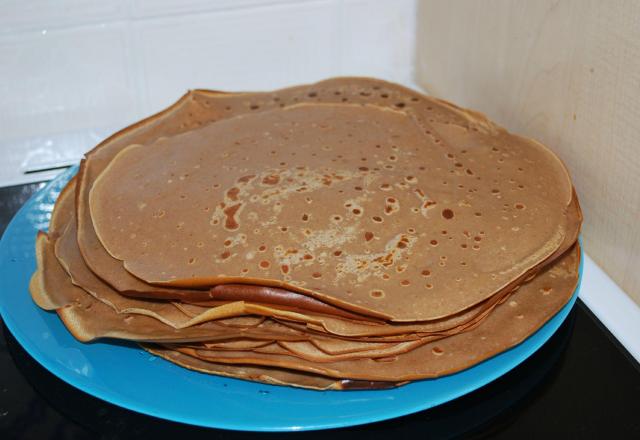 Crêpes sucrées à la farine de châtaignes