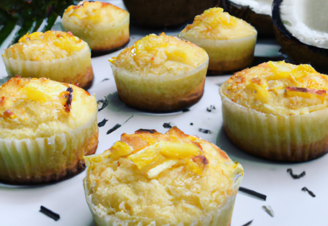 Muffins ananas-coco