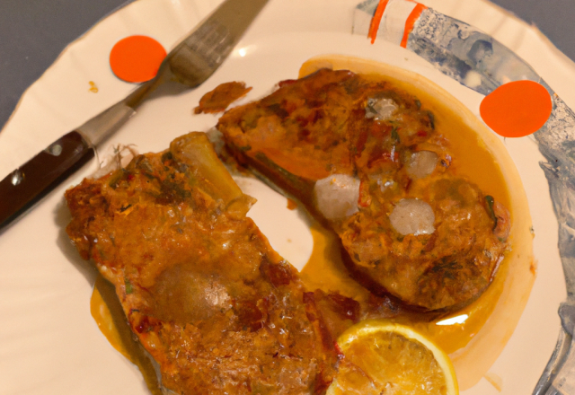 Escalopes de veau flambee au cidre