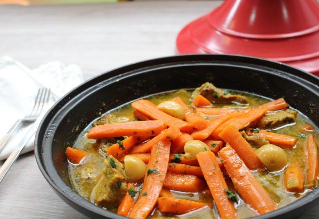 Tajine aux carottes et citron confit